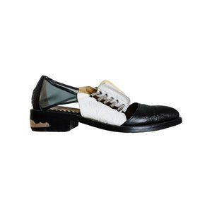 TOGA PULLA Black and White Shoes in EU 37